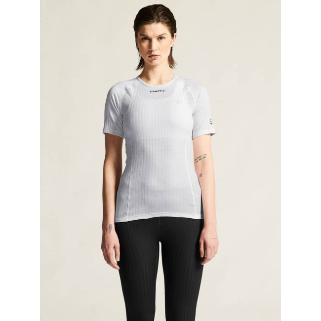 Tricou strat de bază Craft Active Extreme X RN SS W - alb | management termic