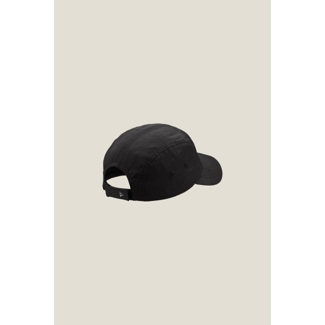 Șapcă alergare Craft Hypervent Run Cap - neagră | ușoară, ventilată