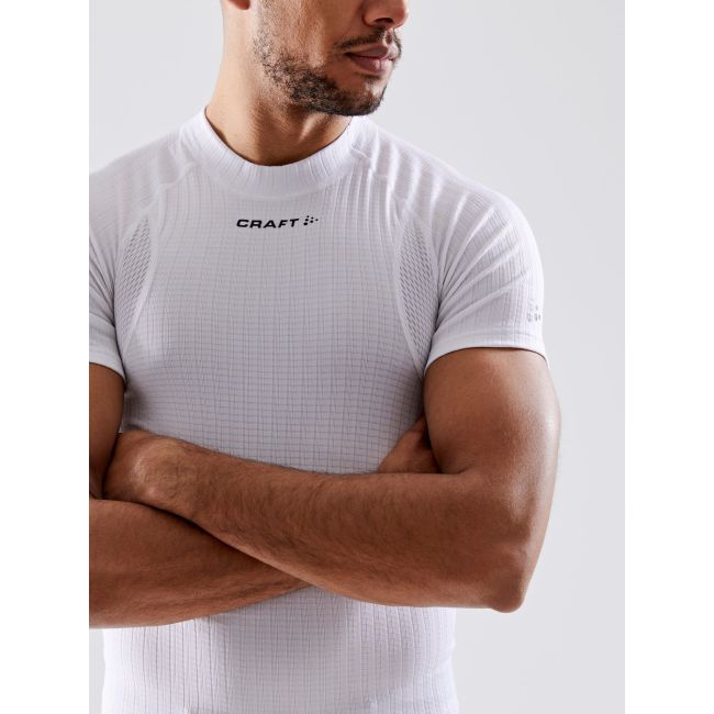 Tricou Craft Active Extreme X CN SS - alb | strat de bază tehnic