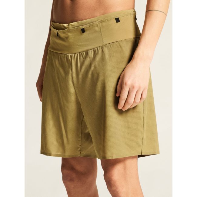 Pantaloni scurți trail Craft Pro Trail Shorts - verzi | alergare munte