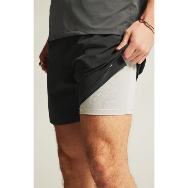 Pantaloni scurți Craft ADV Essence 2-in-1 Shorts 2 - negru | alergare