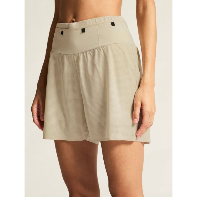 Pantaloni scurți trail Craft Pro Trail Shorts - bej | running femei