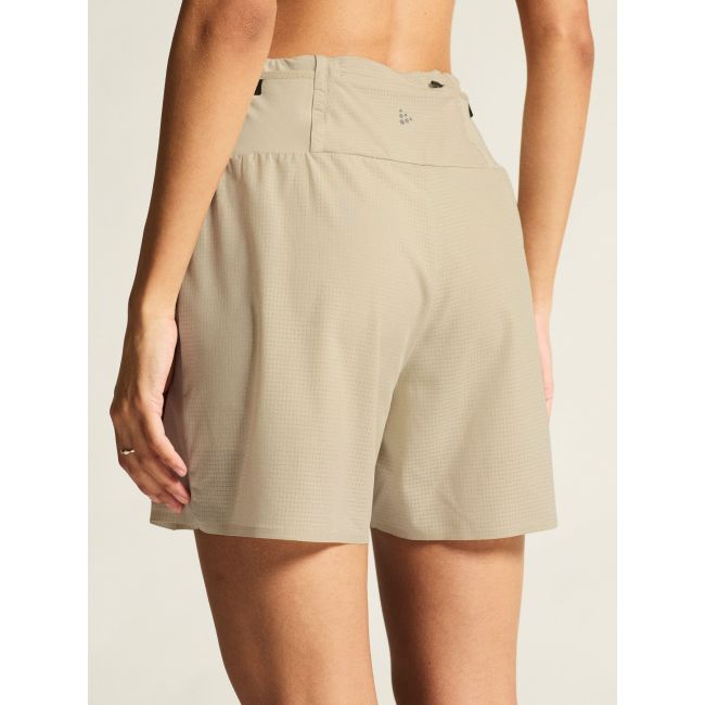 Pantaloni scurți trail Craft Pro Trail Shorts - bej | running femei