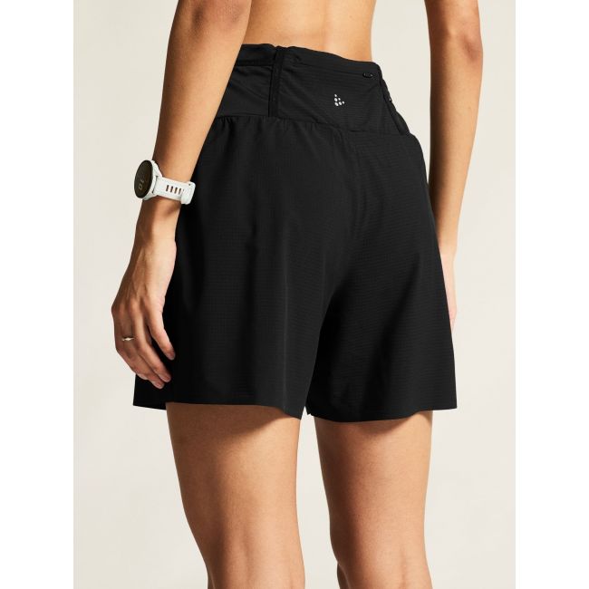 Pantaloni scurți trail Craft Pro Trail Shorts - negru | running femei