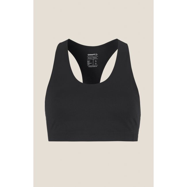 Bustieră sport Craft Collective Padded - neagră | antrenament