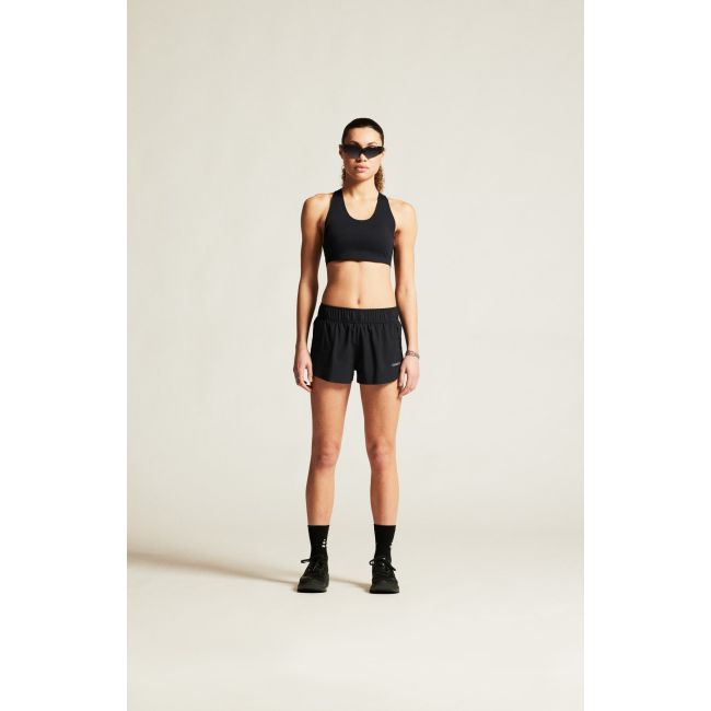 Bustieră sport Craft Collective Padded - neagră | antrenament