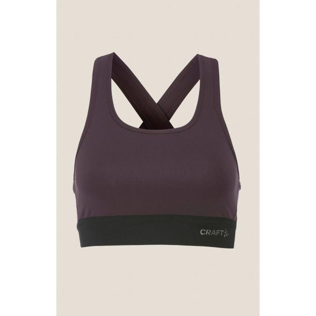 Bustieră sport Craft Training Bra Padded - mov | antrenament