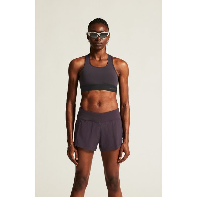 Bustieră sport Craft Training Bra Padded - mov | antrenament