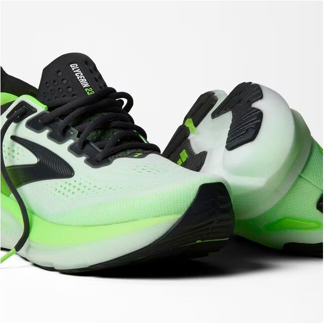 Pantofi alergare Brooks Glycerin 23 - verde | amortizare premium