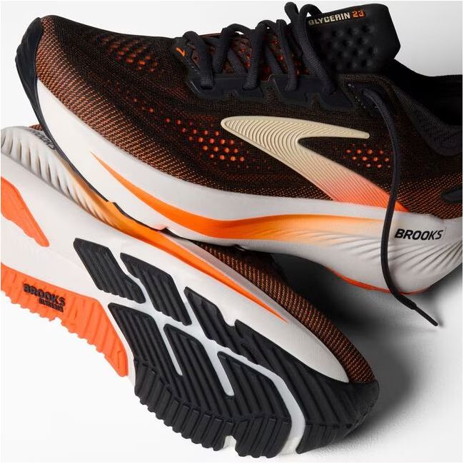 Pantofi alergare Brooks Glycerin 23 - portocaliu | amortizare premium
