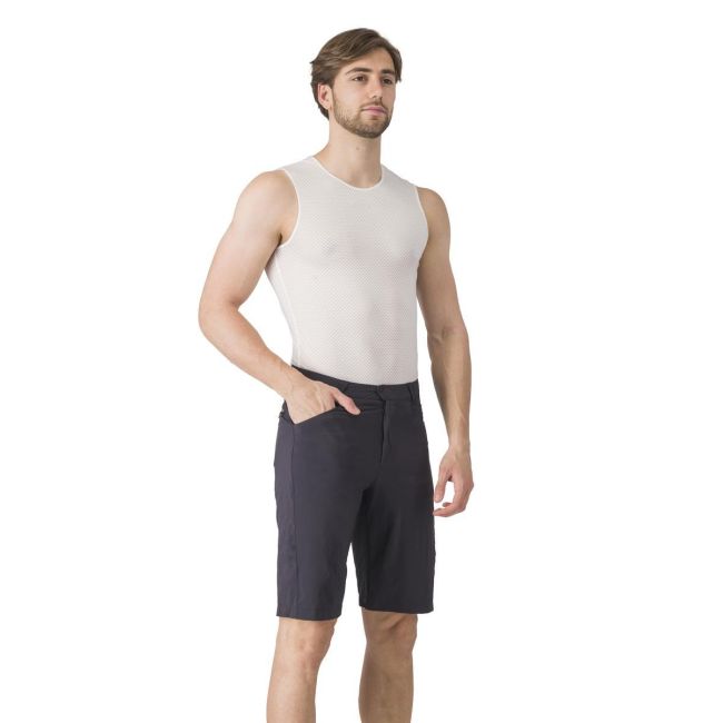 Pantaloni scurti Castelli Unlimited Adventure Baggy negru