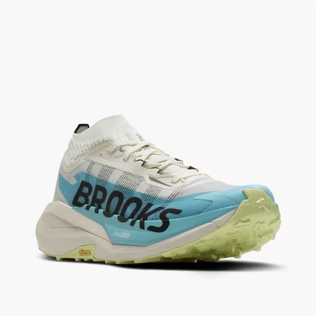 Pantofi trail Brooks Cascadia Elite - alb | placă carbon