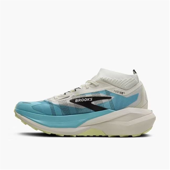 Pantofi trail Brooks Cascadia Elite - alb | placă carbon