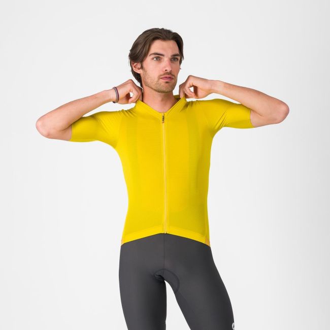 Tricou cu maneca scurta Castelli Espresso 2, pentru barbati, mango mojito