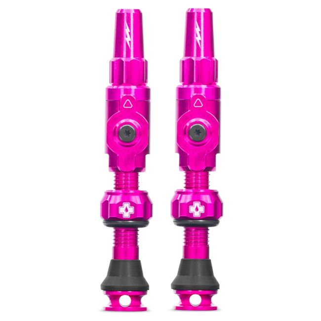 Valve tubeless Muc-Off Tubeless Valves Big Bore Lite (Medium) Pink