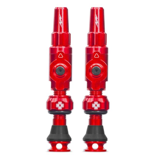 Valve tubeless Muc-Off Tubeless Valves Big Bore Lite (Small) Rosu