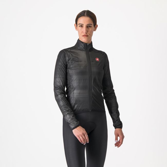 Jacheta de ploaie Castelli Squall Shell W, pentru femei, negru deschis/gri argintiu