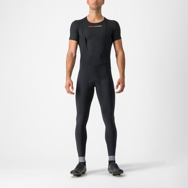 Pantaloni lungi cu bretele Castelli Tutto Nano Negri