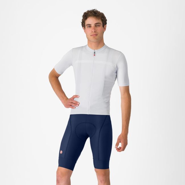 Pantaloni scurti cu bretele Castelli Competizione 2, pentru barbati, albastru belgian