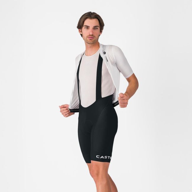 Pantaloni scurti cu bretele Castelli Competizione 2, pentru barbati, negru