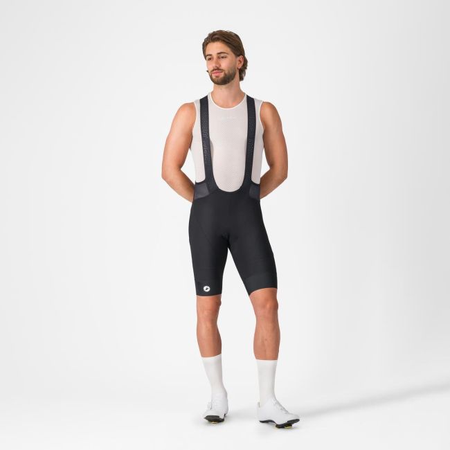 Pantaloni scurti cu bretele Castelli Endurance 4, pentru barbati, negru XXXL