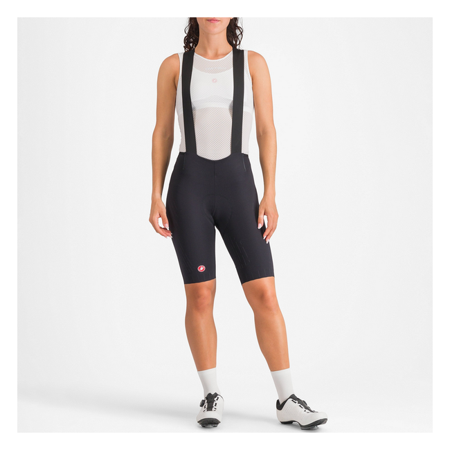 Pantaloni scurti cu bretele Castelli Free Aero Race S W, pentru femei, negru