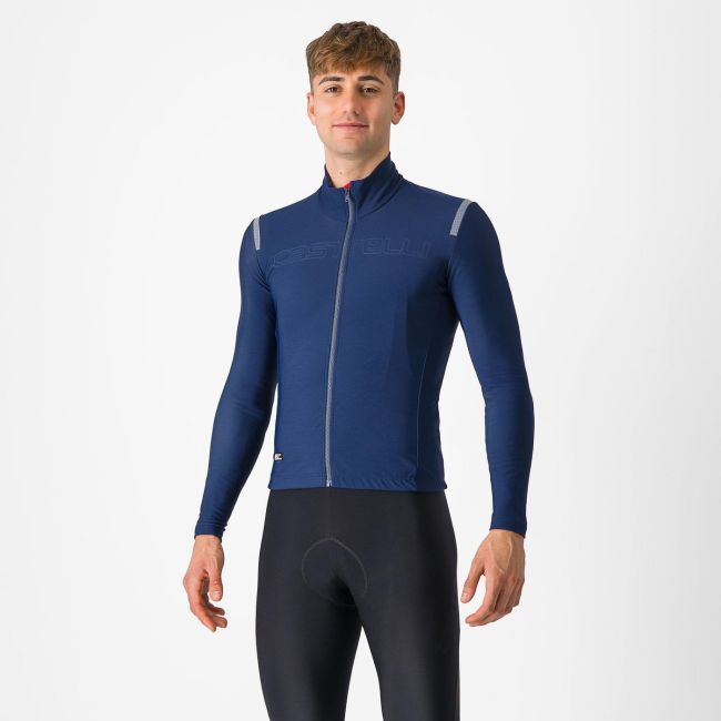 Tricou cu maneca lunga Castelli Tutto Nano RoS Albastru Belgian