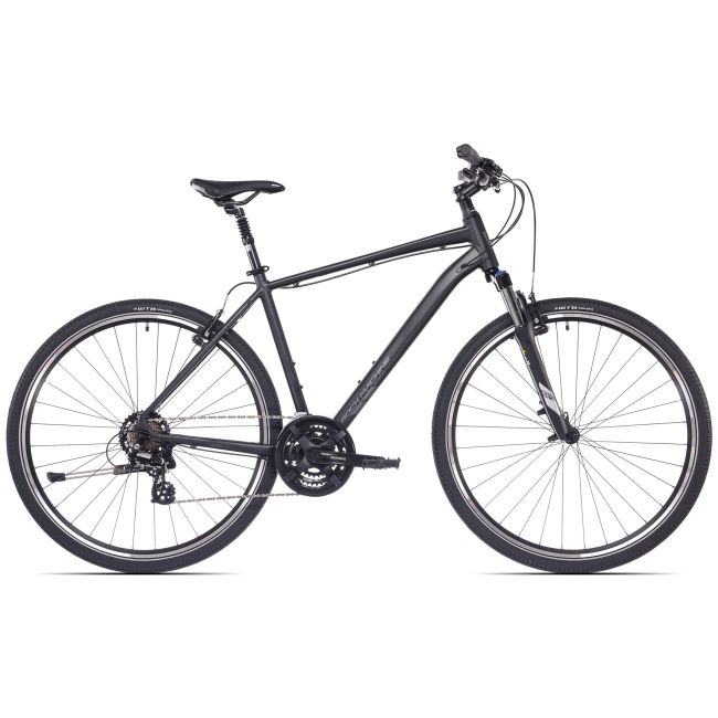 Bicicleta Rock Machine Rokk 30 28 Matte Black