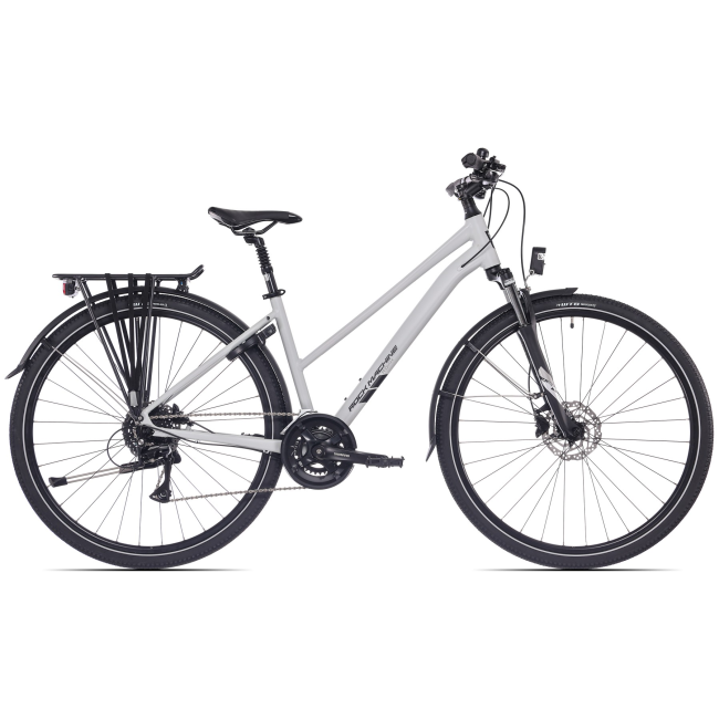 Bicicleta Rock Machine Rokk 40 Easy Entry 28 Gloss Limerock Grey 46cm - (M)