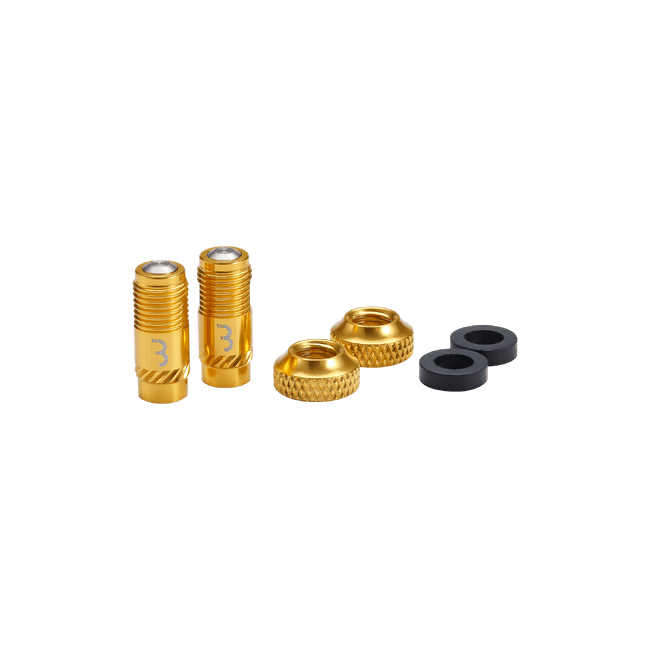 Capace valva BBB CoreCap aurii set 2 bucati