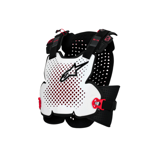 Protectie Corp Alpinestars A-4 Plasma Chest Protector negru/rosu/alb XL/XXL