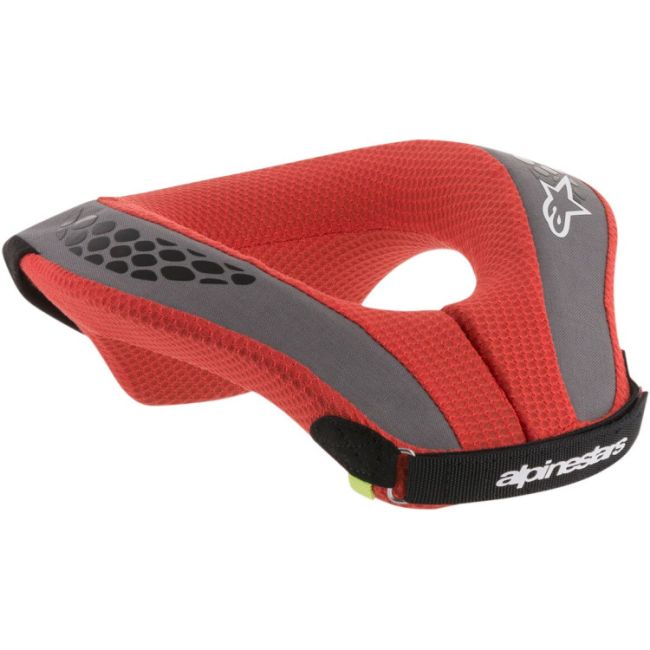 Protectie Gat Alpinestars Sequence Youth Neck Roll pentru copii negru/rosu S/M