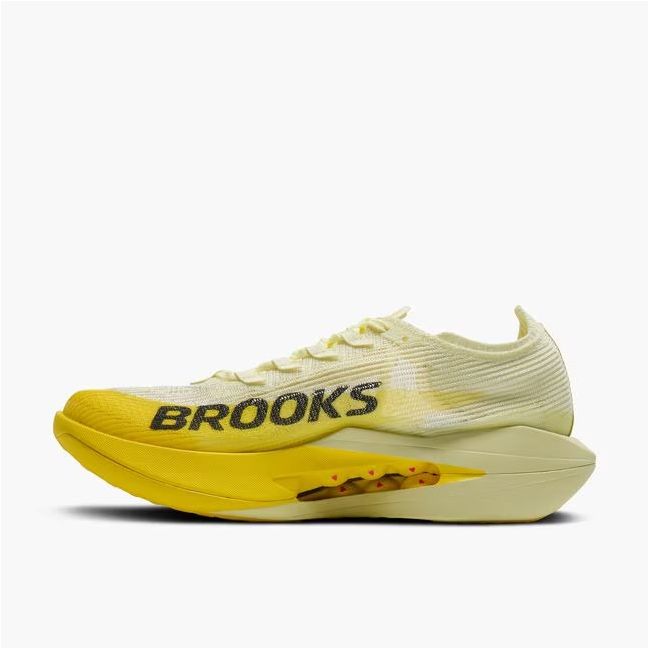 Pantofi alergare Brooks Hyperion Elite 5 - galben | racing cu carbon