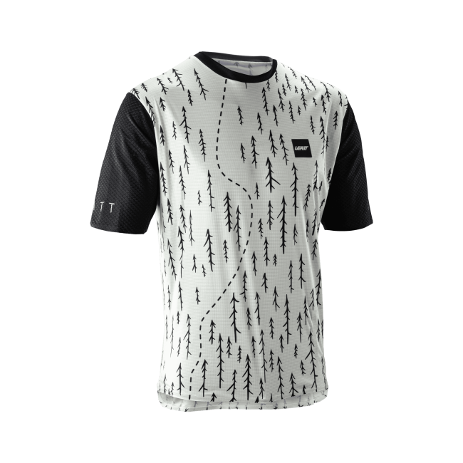 Tricou Leatt MTB Trail 3.0 Trails White