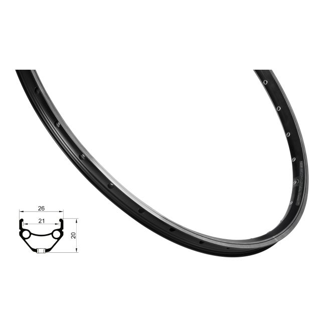 Janta Force PRIME 622x21, 36H, negru
