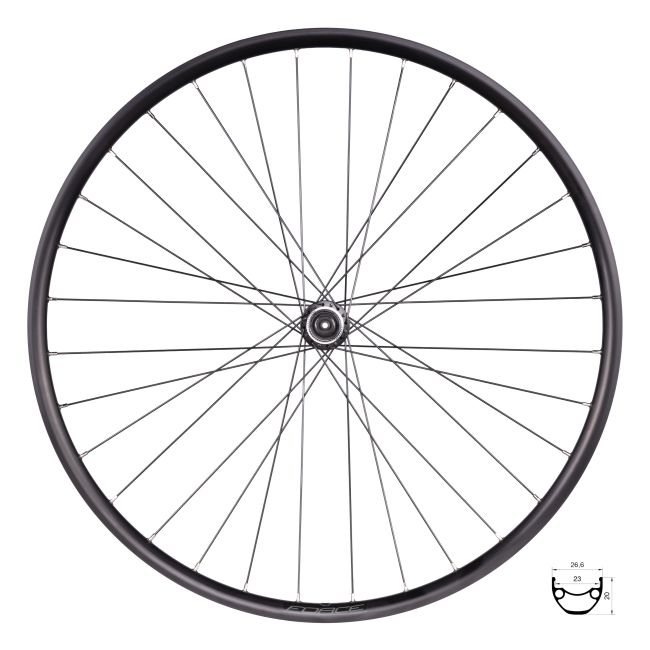 Roata fata Force XC Disc 28 622x23 32H cu butuc Shimano TX505