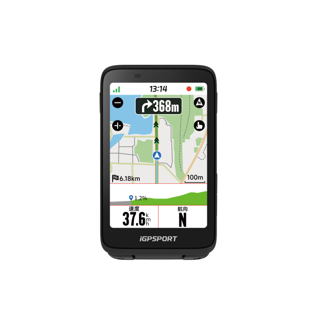Ciclocomputer GPS iGPSPORT BiNavi Negru