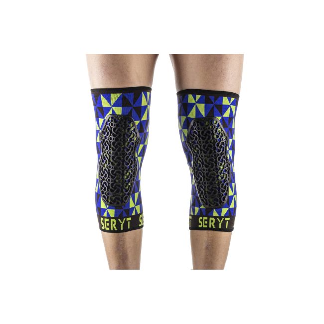 Protectii genunchi Seryt Arlecchino Blue Green
