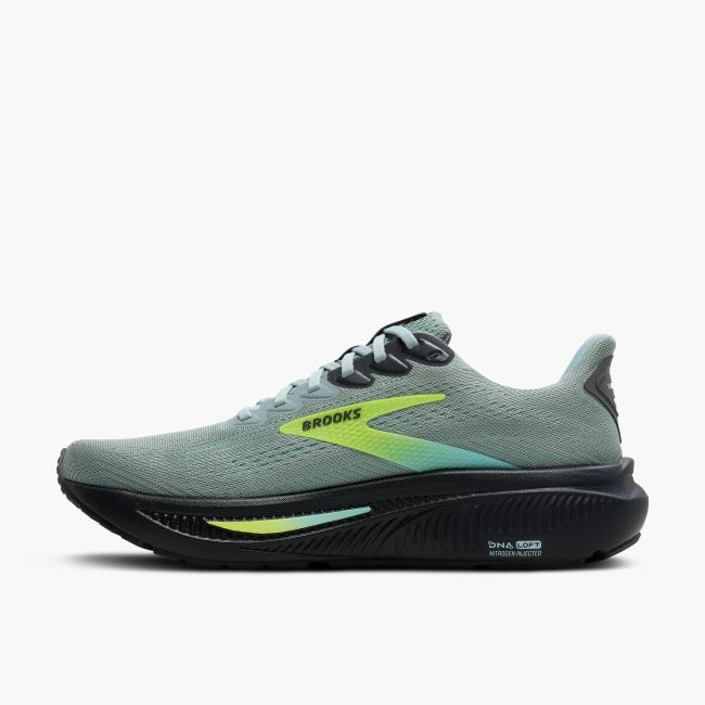 Pantofi alergare Brooks Ghost 17 - verde 349 | amortizare echilibrată