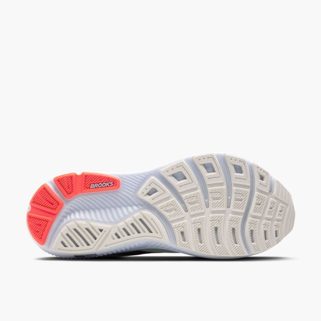 Pantofi alergare Brooks Ghost 17 - alb | amortizare echilibrată