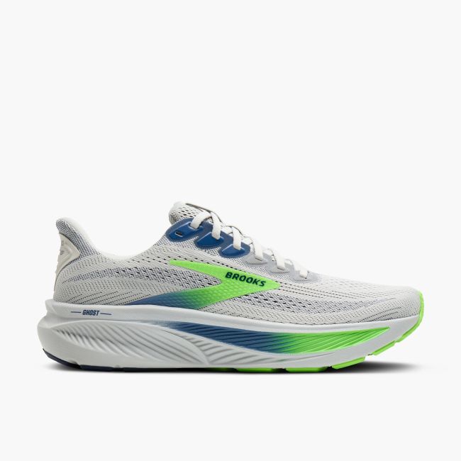 Pantofi alergare Brooks Ghost 17 - verde 454 | amortizare echilibrată