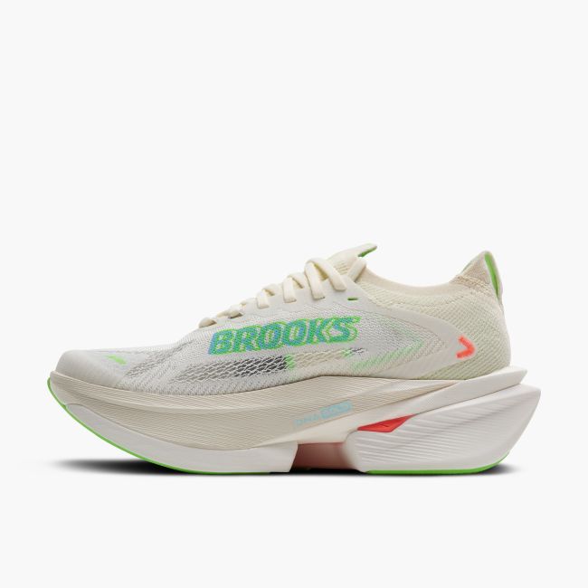 Pantofi alergare Brooks Hyperion Max 3 - alb | viteză și reactivitate