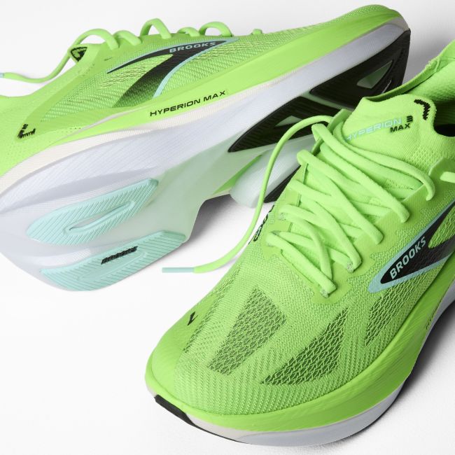 Pantofi alergare Brooks Hyperion Max 3 - verde | viteză și reactivitate