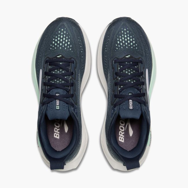 Pantofi alergare Brooks Glycerin 23 W - albastru | amortizare premium