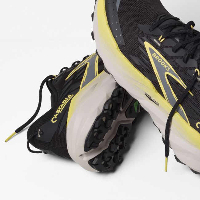 Pantofi trail Brooks Cascadia 19 - galben | amortizare DNA LOFT v3
