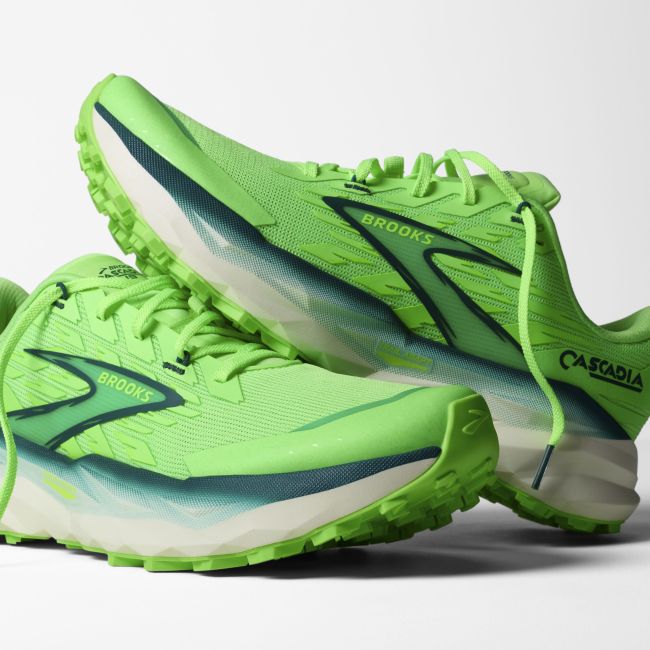Pantofi trail Brooks Cascadia 19 - verde | amortizare DNA LOFT v3