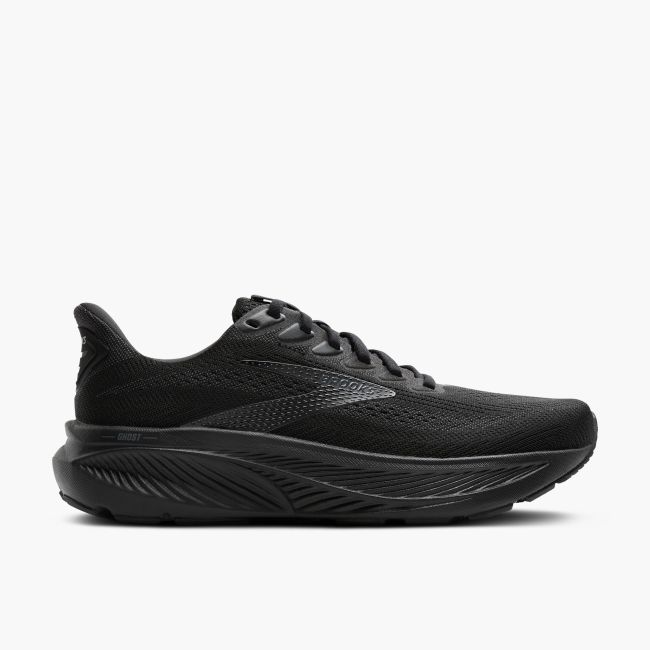 Pantofi alergare Brooks Ghost 17 - negru | amortizare echilibrată