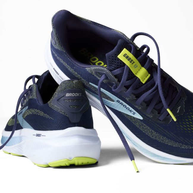 Pantofi alergare Brooks Ghost 17 - albastru | amortizare echilibrată