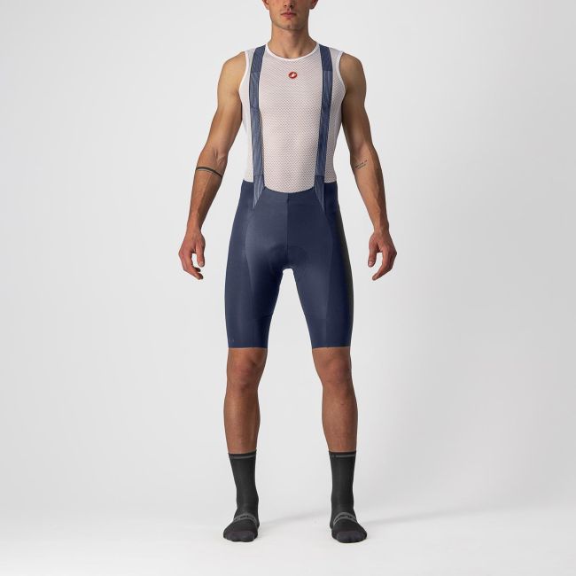 Pantaloni scurti cu bretele Castelli Free Aero RC, Indigo