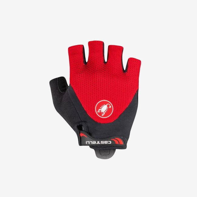 Mănuși ciclism Castelli Arenberg Gel 2 | confort și control - Rich Red